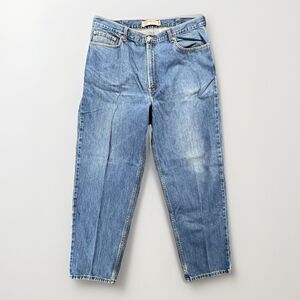 Vintage Levis 560 Jeans Mens 40x30 Blue Loose Fit Tapered Leg Baggy Red Tab